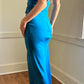 girlhomeshops-NEW ELEGANT AND SIMPLE DARK BLUE FASHION DRESS Gh6331