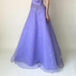 Girlhomeshops - Robe de bal longue en tulle violet, exquise et perlée, robe de remise de diplôme gh5644
