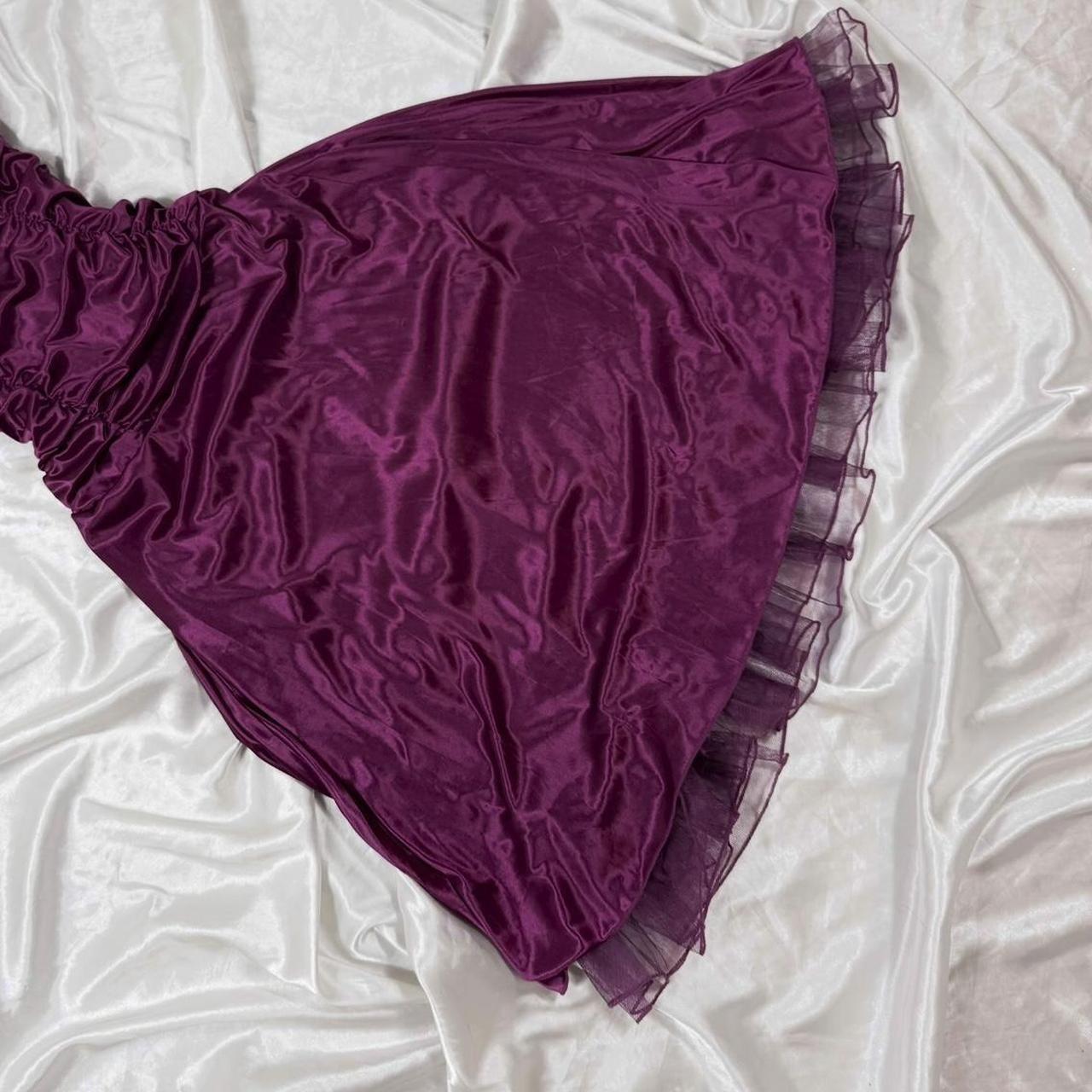 Robe de bal courte/mi-longue violette, robe de fée gothique, robe de soirée, robe de soirée gh4598