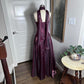 Lila Elegante Vintage Mode Lange Tüll Ballkleid Abendkleid Partykleid gh3585