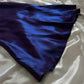 🔮✨Robe de soirée longue en satin irisé violet foncé et bleu brillant scintillant superbe unique élégant délicat floral robe de bal robe de soirée robe de fête d'anniversaire robe de bal gh3917