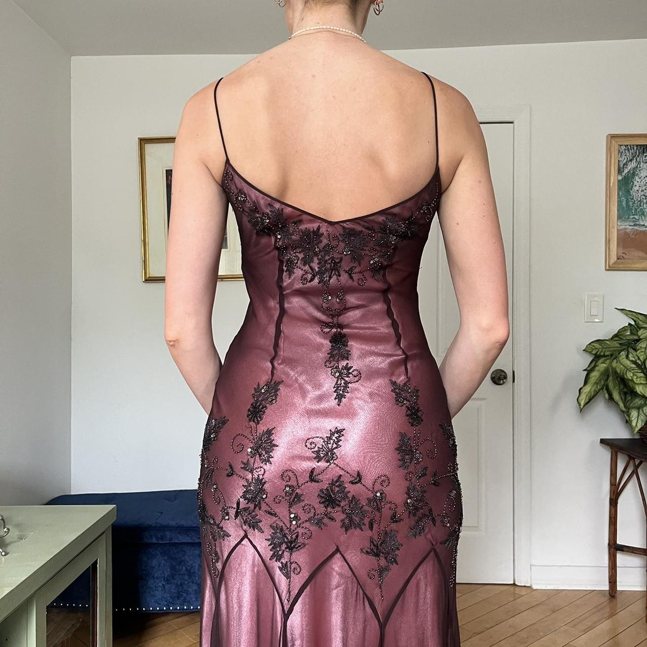 Dark Pink Purple Gorgeous Vintage Delicate Beaded Spaghetti Straps Fairy Long/Midi/Short Chiffon Ball Gown Evening Gown Party Gown Wedding Guest Gown Homecoming Gown Graduation Gown Mother of the Bride Gown Prom Gown gh3979