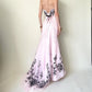 Girlhomeshops - Robe de bal longue en tulle rose à fleurs exquises, robe de remise de diplôme gh5645
