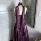 Lila Elegante Vintage Mode Lange Tüll Ballkleid Abendkleid Partykleid gh3585