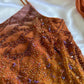 Orange Gorgeous Vintage Exquisite Beading Long Chiffon Ball Gown Evening Dress Party Dress gh3332