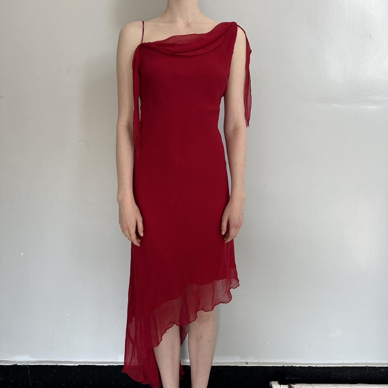 Rot mode elegante lange chiffon formale prom kleid abendkleid partykleid gh4904