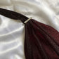 Robe de soirée élégante bordeaux brillante à bretelles en tulle longue robe de bal robe de fête d'anniversaire gh3900