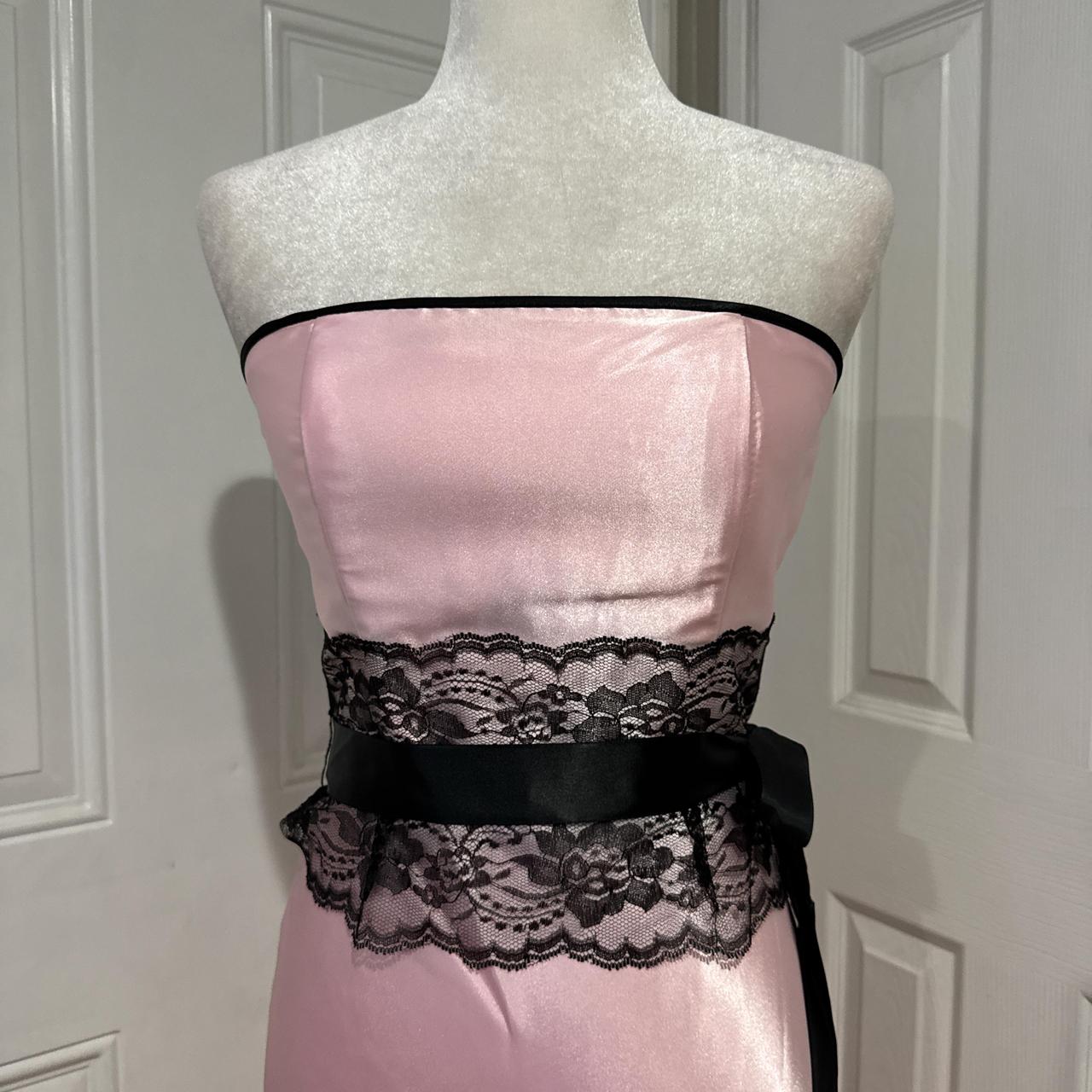 Pink/Green Lace Long Satin Prom Dress Evening Dress Graduation Dress gh4566