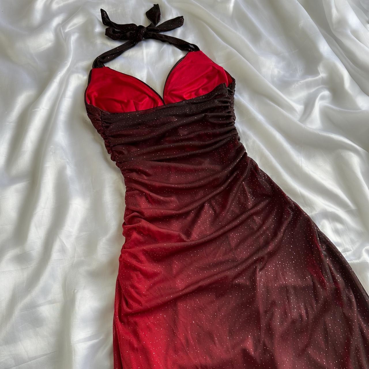 Robe de soirée élégante bordeaux brillante à bretelles en tulle longue robe de bal robe de fête d'anniversaire gh3900