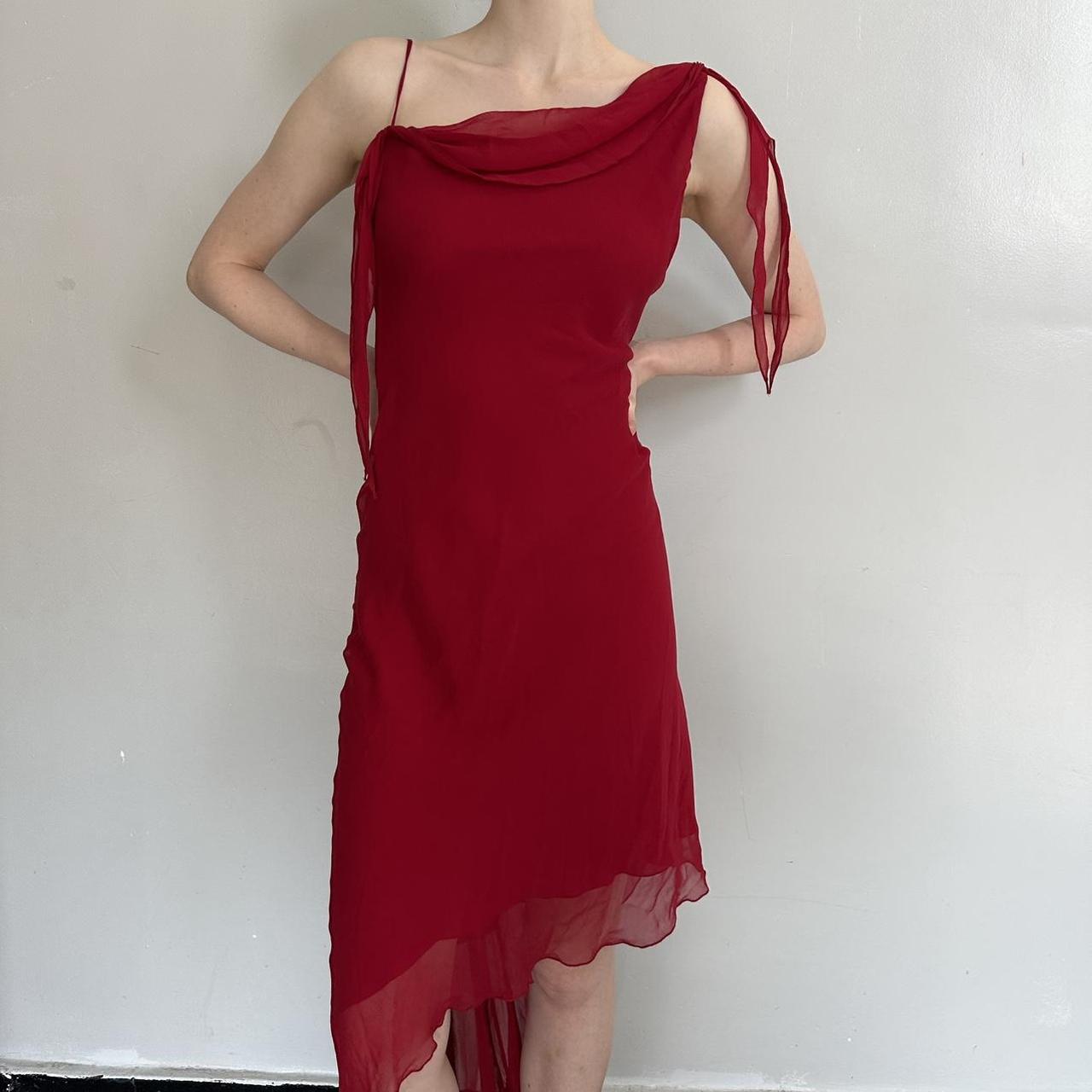 Rot mode elegante lange chiffon formale prom kleid abendkleid partykleid gh4904