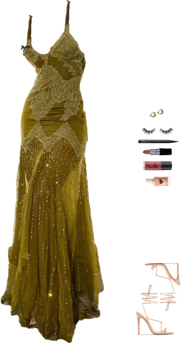 Robe de soirée longue en dentelle à bretelles spaghetti et perles vertes sexy sirène gh2995