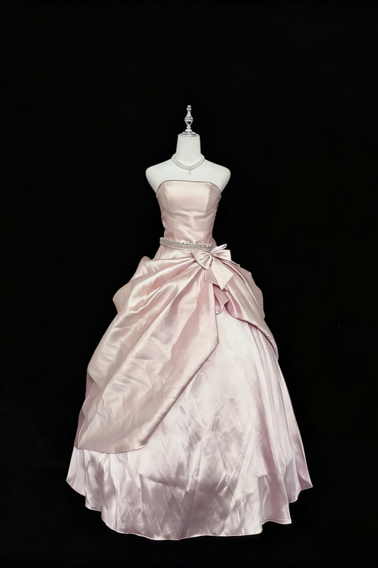 girlhomeshops - Rosa Prinzessinnen-Ballkleid, süß und elegant, gh6216