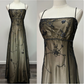 Gorgeous Vintage Ombre Beaded Long Tulle Satin Ball Gown Evening Dress Party Dress gh3429