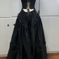 Black vintage fashion off the shoulder formal long satin formal prom dress evening gown gh3472