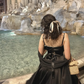 Robe de soirée longue en satin et tulle, robe de bal, robe de soirée ...