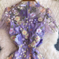 Palast-Stil schöne schwere Arbeit dreidimensionale Blumenstickerei Stickerei Urlaub am Meer Kleid Morgenmantel weibliche Braut High-End 11286