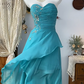 Blue Fashion Elegant Long/Short Chiffon Homecoming Dress Prom Dress Birthday Party Dress Evening Dress gh4696