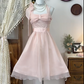 Pink Short Chiffon Homecoming Dress Party Dress Prom Dress gh4702