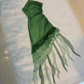 Robe de soirée en mousseline de soie verte brillante à volants, robe de soirée d'anniversaire tendance gh4814