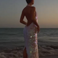 Pink Shiny Fashion Sequin Long Sling Travel Holiday/Birthday/Cocktail Party Dress gh4859