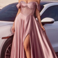 Off-the-Shoulder Beadings Sweetheart Mermaid Prom Dress Split  gh632
