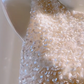 Girlhomeshops -White shiny sequined feather short homecoming dress birthday party dress Prom dress gh5103