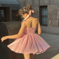 Girlhomeshops - Robe de soirée courte en satin rose tendance, robe d'anniversaire gh5271