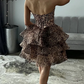 girlhomeshops-🐆🖤🤎 Fashionable exquisite beaded leopard print A-line short homecoming dresses tight hoco dresses gh5811