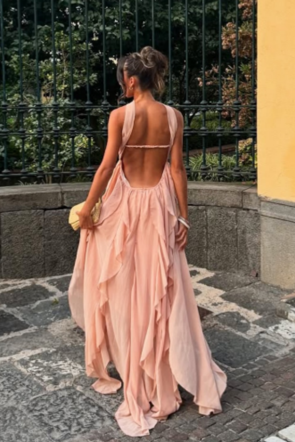 girlhomeshops-Beach vacation dress, wedding guest dress, party dress, casual dress, comfortable dress, fashionable outfitgh5857