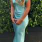 girlhomeshops-Simplicity Stylish Elegant Long Satin Slim Graduation Dress Prom Dress gh5862