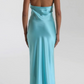 girlhomeshops-Simplicity Stylish Elegant Long Satin Slim Graduation Dress Prom Dress gh5862