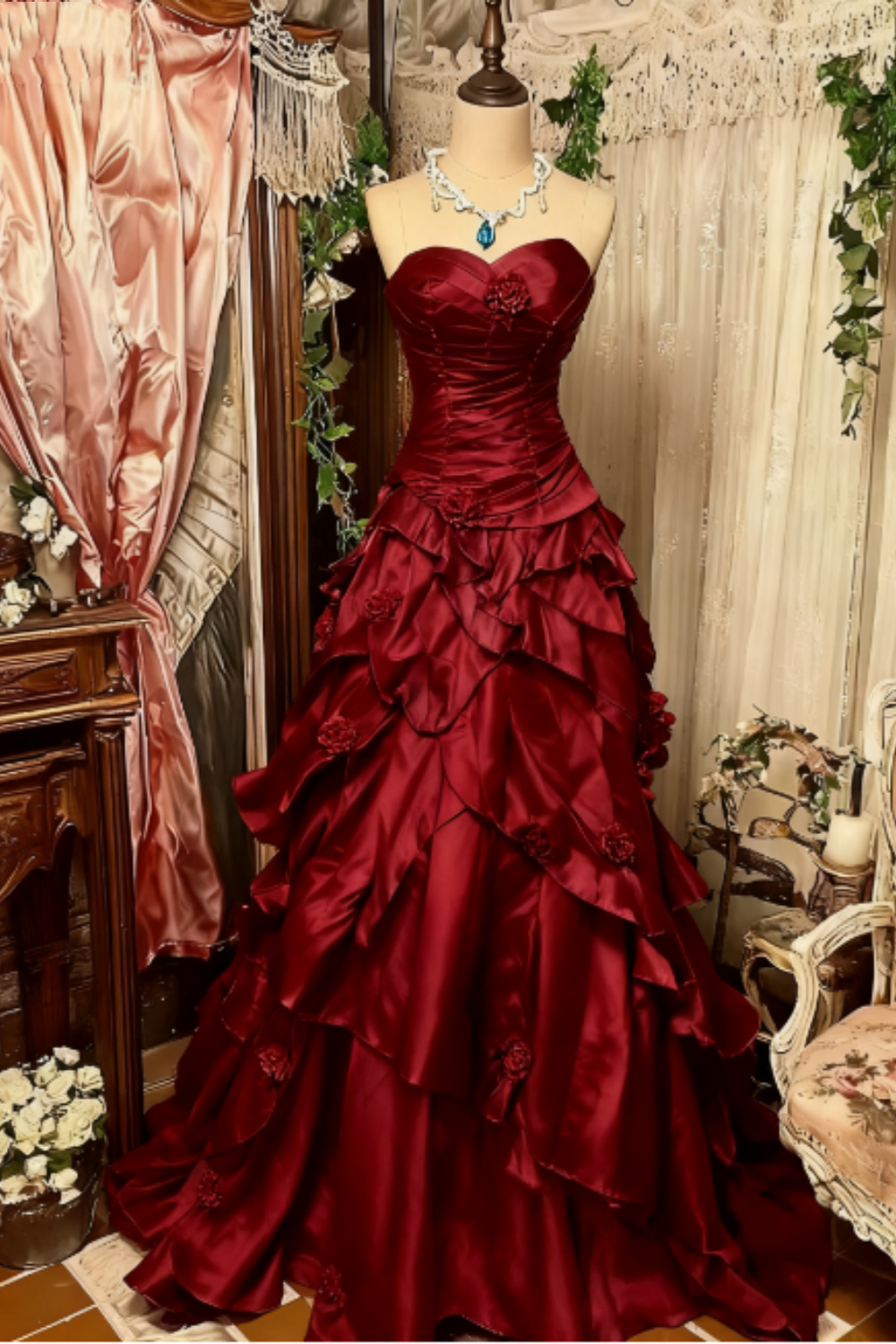 Robe de soirée longue en tulle violet, rose, bleu, dégradé, mode rétro, élégante, délicate, florale, perles, douce et élégante, longueur au sol, gh4156