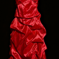 girlhomeshops-Prom Highlight Style Red Satin Rhinestone Strapless Floor-Length Prom Dress gh5880