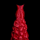 girlhomeshops-Prom Highlight Style Red Satin Rhinestone Strapless Floor-Length Prom Dress gh5880