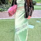 girlhomeshops-Wedding guest dress green exquisite lace long floor-length evening dress prom dress party dress gh5916