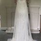 ✨Girlhomeshops-Beige Beaded Exquisite Gorgeous Long Chiffon Prom dress Evening Dress Party Dress gh4986