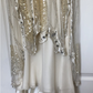 ✨Girlhomeshops-Beige Beaded Exquisite Gorgeous Long Chiffon Prom dress Evening Dress Party Dress gh4986