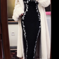 Vintage Lady Style Maxi Ankle-Length Embroidered Camisole Gown - Slim Elegant Dress for Dinner Party & Evening Events gh6486