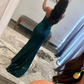Meerjungfrau-Ballkleid mit Spaghettiträgern und Pailletten gh2699