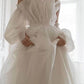 Girlhomeshops-White tulle fairy long floor-length wedding dress prom dress gh5391