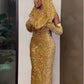 Red Shiny Pretty V Neck Long Bodycon Sexy Sequined Prom Dress Formal Evening Gown Party Dress gh3414