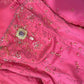 Robe de soirée longue en satin rose à fleurs et perles, élégante, robe de bal, robe de demoiselle d'honneur, gh4465