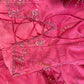 Robe de soirée longue en satin rose à fleurs et perles, élégante, robe de bal, robe de demoiselle d'honneur, gh4465