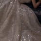 Champagne gorgeous shiny elegant fashion spaghetti strap long sequined prom dress, evening dress, party dress gh3520