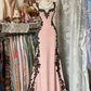 girlhomeshops- Vintage Lace Slim Shoulder Strap Long Birthday Dream Dress gh6208