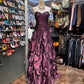 Purple Beading Unique Fashion Vintage Elegant Exquisite Long Ball Gown Evening Dress gh4214