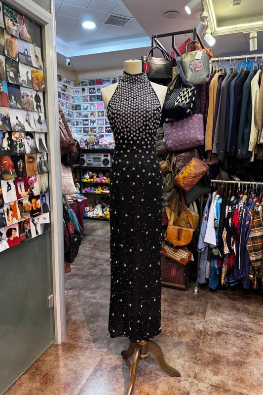 Vintage Dress Exquisite Beaded Long Dress gh6762
