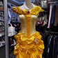 Robe de soirée longue et élégante de princesse rétro jaune, style princesse Belle et la Bête, gh4211