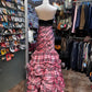 Pink Unique Fashion Retro Elegant Exquisite Long Prom Dress Evening Gown gh4212
