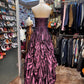 Purple Beading Unique Fashion Vintage Elegant Exquisite Long Ball Gown Evening Dress gh4214